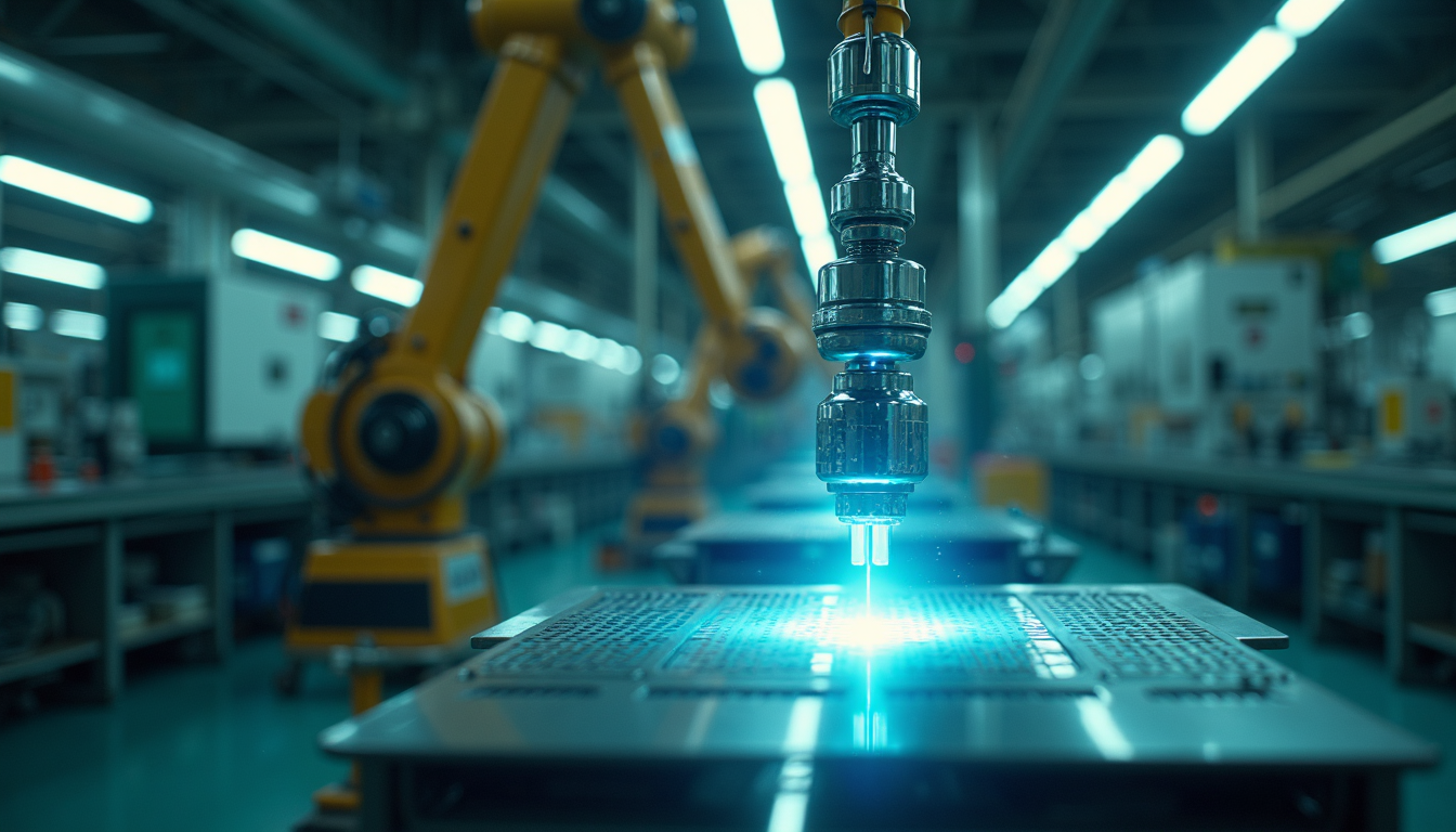A high-tech manufacturing facility.